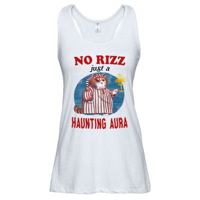 Funny No Rizz Just Haunting Aura Gift Ladies Essential Flowy Tank