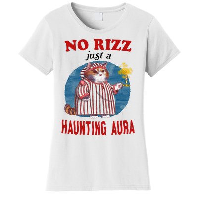 Funny No Rizz Just Haunting Aura Gift Women's T-Shirt