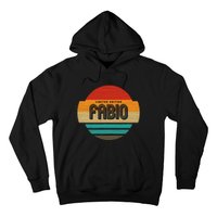 Fabio Name Retro Vintage Sunset Limited Edition Hoodie