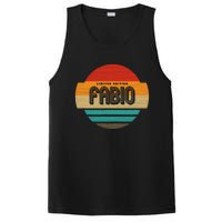 Fabio Name Retro Vintage Sunset Limited Edition PosiCharge Competitor Tank