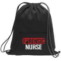 Forensic Nurse RN Science Correctional Nursing Sweatshirt Cinch Pack Bag