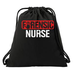 Forensic Nurse RN Science Correctional Nursing Drawstring Bag