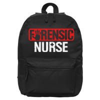 Forensic Nurse RN Science Correctional Nursing 16 in Basic Backpack