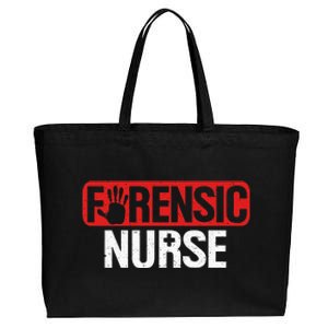 Forensic Nurse RN Science Correctional Nursing Cotton Canvas Jumbo Tote