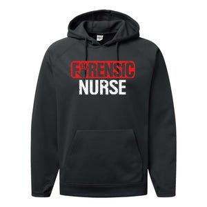 Forensic Nurse RN Forensics Science Correctional Nursing Performance Fleece Hoodie