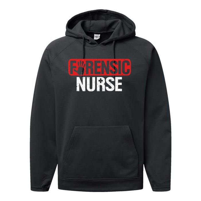 Forensic Nurse RN Forensics Science Correctional Nursing Performance Fleece Hoodie