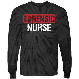 Forensic Nurse RN Forensics Science Correctional Nursing Tie-Dye Long Sleeve Shirt