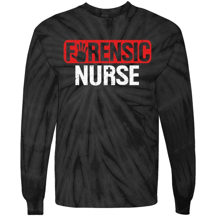 Forensic Nurse RN Forensics Science Correctional Nursing Tie-Dye Long Sleeve Shirt