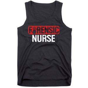 Forensic Nurse RN Forensics Science Correctional Nursing Tank Top