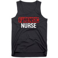 Forensic Nurse RN Forensics Science Correctional Nursing Tank Top