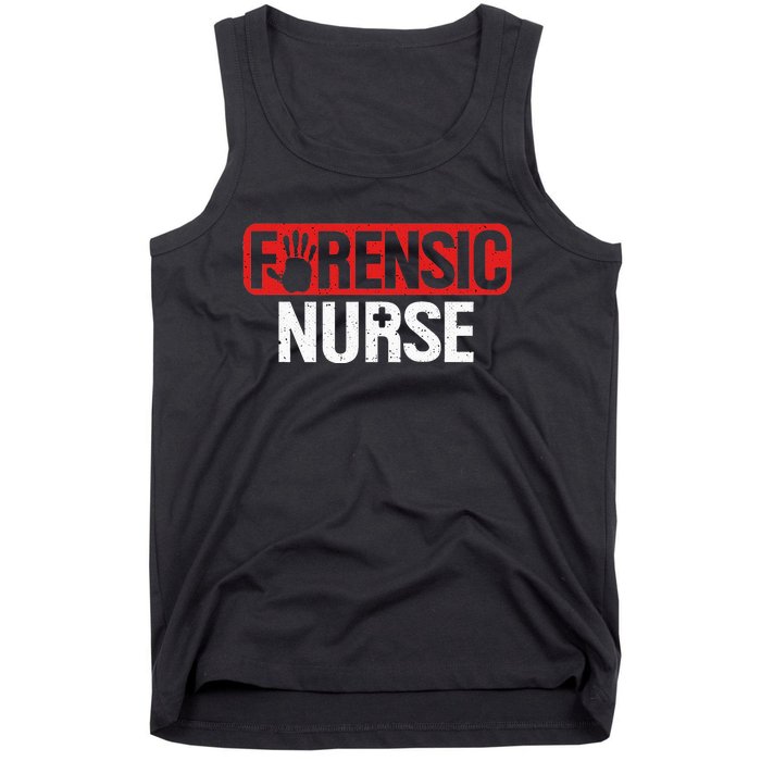 Forensic Nurse RN Forensics Science Correctional Nursing Tank Top