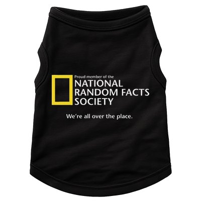 Funny National Random Facts Society For Odd Memory People Doggie Tank