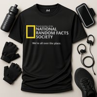 Funny National Random Facts Society For Odd Memory People Performance Shirt