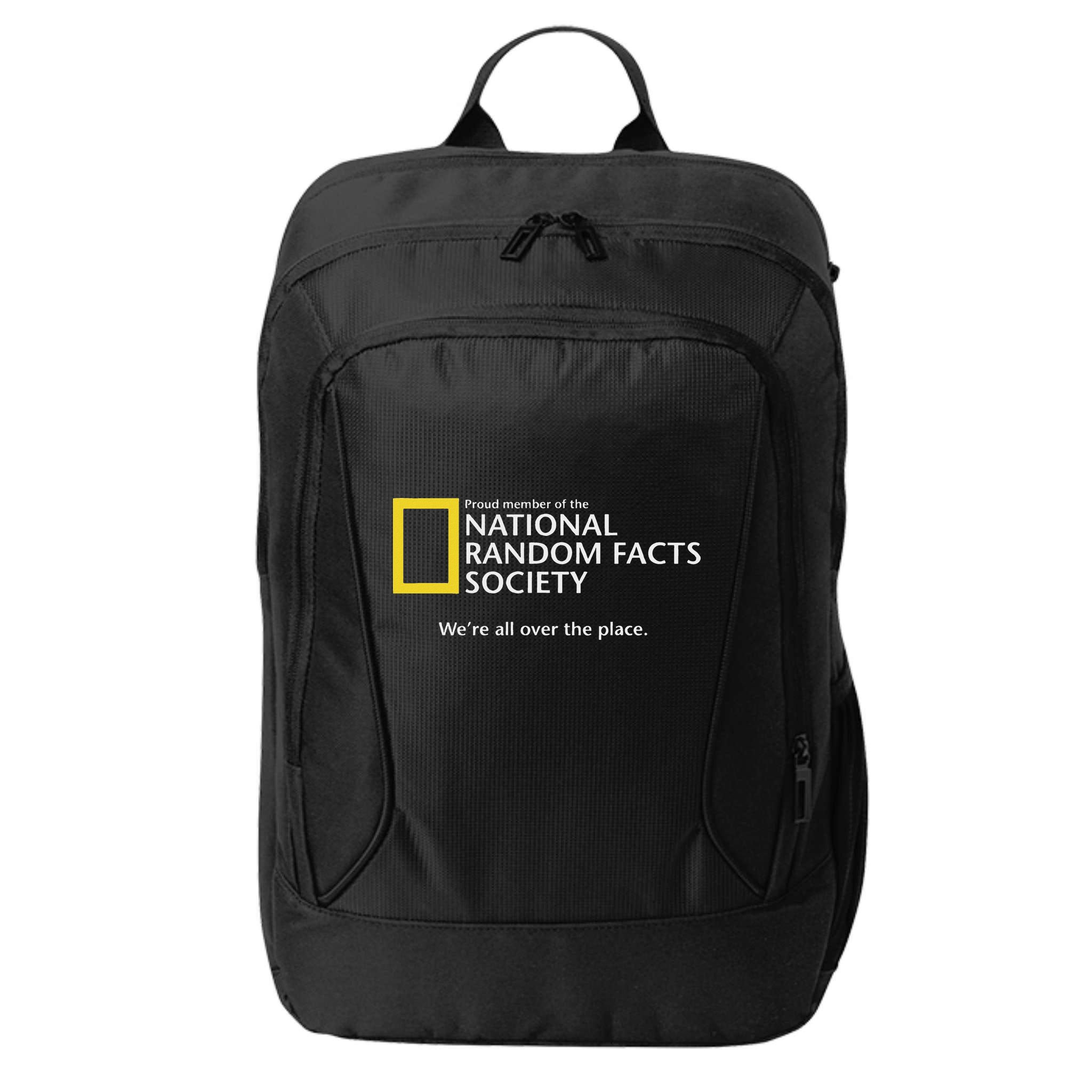 Funny National Random Facts Society For Odd Memory People City Backpack