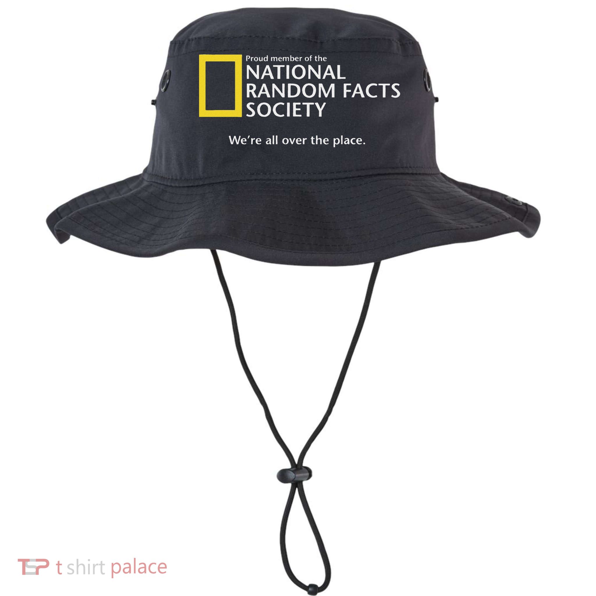 Funny National Random Facts Society For Odd Memory People Bucket Hat