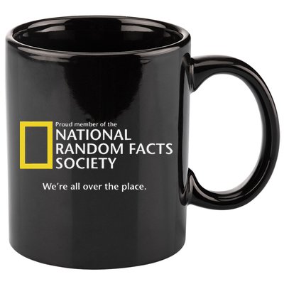 Funny National Random Facts Society For Odd Memory People 11oz C Handle Ceramic Mug