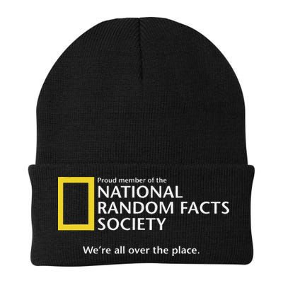 Funny National Random Facts Society For Odd Memory People Beanie