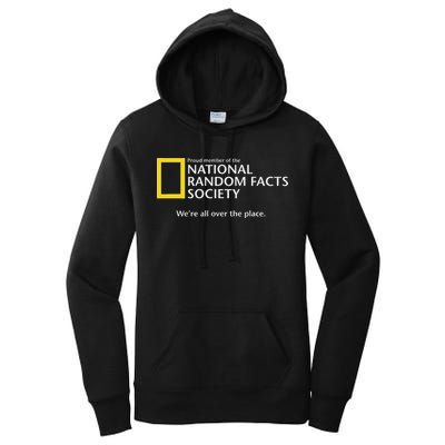Funny National Random Facts Society For Odd Memory People Women's Pullover Hoodie