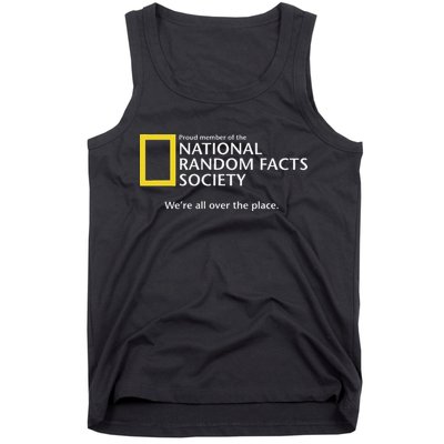 Funny National Random Facts Society For Odd Memory People Tank Top