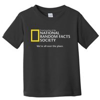 Funny National Random Facts Society For Odd Memory People Toddler T-Shirt