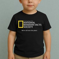 Funny National Random Facts Society For Odd Memory People Toddler T-Shirt
