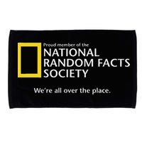 Funny National Random Facts Society For Odd Memory People Microfiber Hand Towel