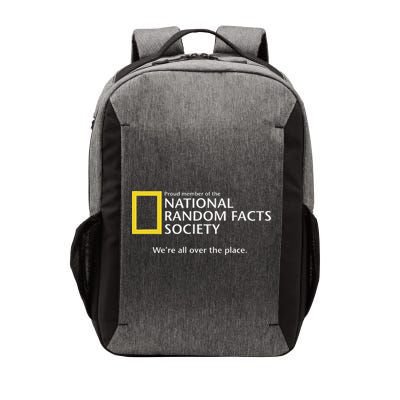 Funny National Random Facts Society For Odd Memory People Vector Backpack