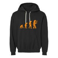 Funny Nerdy Robot Evolution Computer Robotics Geek Gift Garment-Dyed Fleece Hoodie