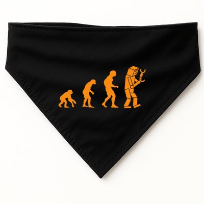 Funny Nerdy Robot Evolution Computer Robotics Geek Gift USA-Made Doggie Bandana