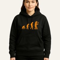 Funny Nerdy Robot Evolution Computer Robotics Geek Gift Hoodie