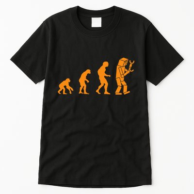 Funny Nerdy Robot Evolution Computer Robotics Geek Gift Tall T-Shirt