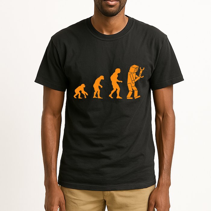 Funny Nerdy Robot Evolution Computer Robotics Geek Gift Tall T-Shirt