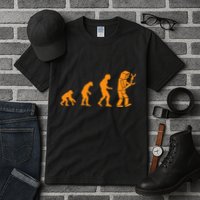 Funny Nerdy Robot Evolution Computer Robotics Geek Gift Tall T-Shirt