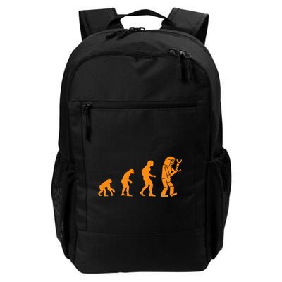 Funny Nerdy Robot Evolution Computer Robotics Geek Gift Daily Commute Backpack