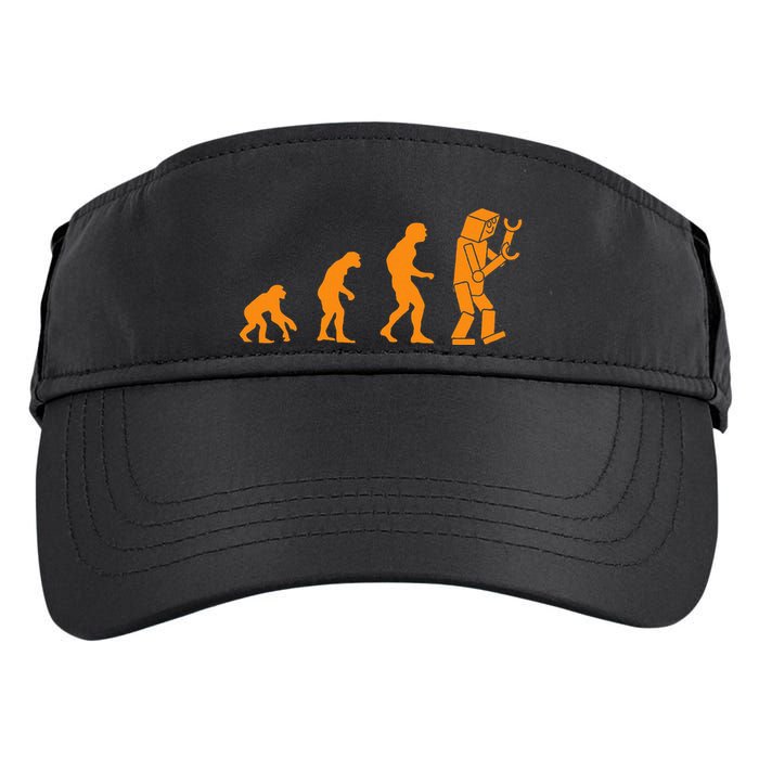 Funny Nerdy Robot Evolution Computer Robotics Geek Gift Adult Drive Performance Visor