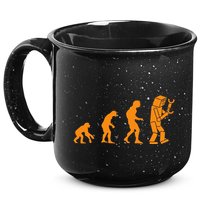Funny Nerdy Robot Evolution Computer Robotics Geek Gift 15oz Campfire Ceramic Mug