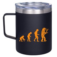 Funny Nerdy Robot Evolution Computer Robotics Geek Gift 12oz Stainless Steel Coffee Mug