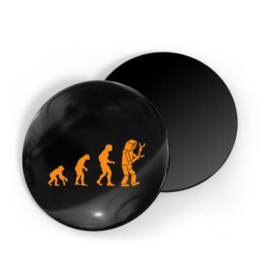 Funny Nerdy Robot Evolution Computer Robotics Geek Gift Magnet