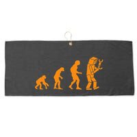 Funny Nerdy Robot Evolution Computer Robotics Geek Gift Large Microfiber Waffle Golf Towel