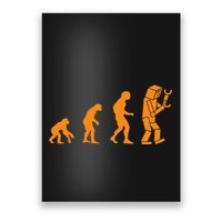 Funny Nerdy Robot Evolution Computer Robotics Geek Gift Poster