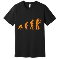Funny Nerdy Robot Evolution Computer Robotics Geek Gift Premium T-Shirt