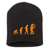 Funny Nerdy Robot Evolution Computer Robotics Geek Gift Short Acrylic Beanie