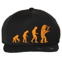 Funny Nerdy Robot Evolution Computer Robotics Geek Gift Wool Snapback Cap