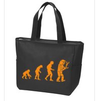 Funny Nerdy Robot Evolution Computer Robotics Geek Gift Zip Tote Bag