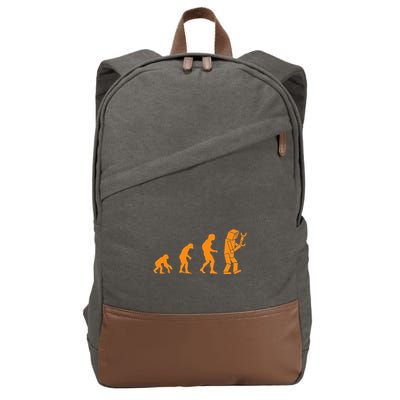 Funny Nerdy Robot Evolution Computer Robotics Geek Gift Cotton Canvas Backpack