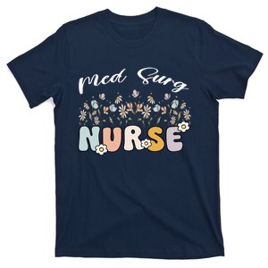 Funny Nurse Retro Groovy Med Surg Gift T-Shirt