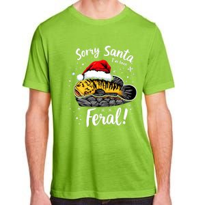 Funny Northern Snakehead Sorry Santa IVe Been Feral Xmas Gift Adult ChromaSoft Performance T-Shirt