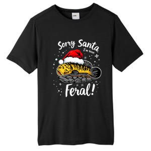 Funny Northern Snakehead Sorry Santa IVe Been Feral Xmas Gift Tall Fusion ChromaSoft Performance T-Shirt