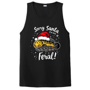 Funny Northern Snakehead Sorry Santa IVe Been Feral Xmas Gift PosiCharge Competitor Tank