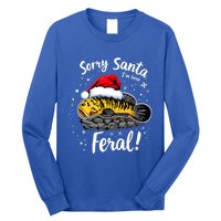 Funny Northern Snakehead Sorry Santa IVe Been Feral Xmas Gift Long Sleeve Shirt